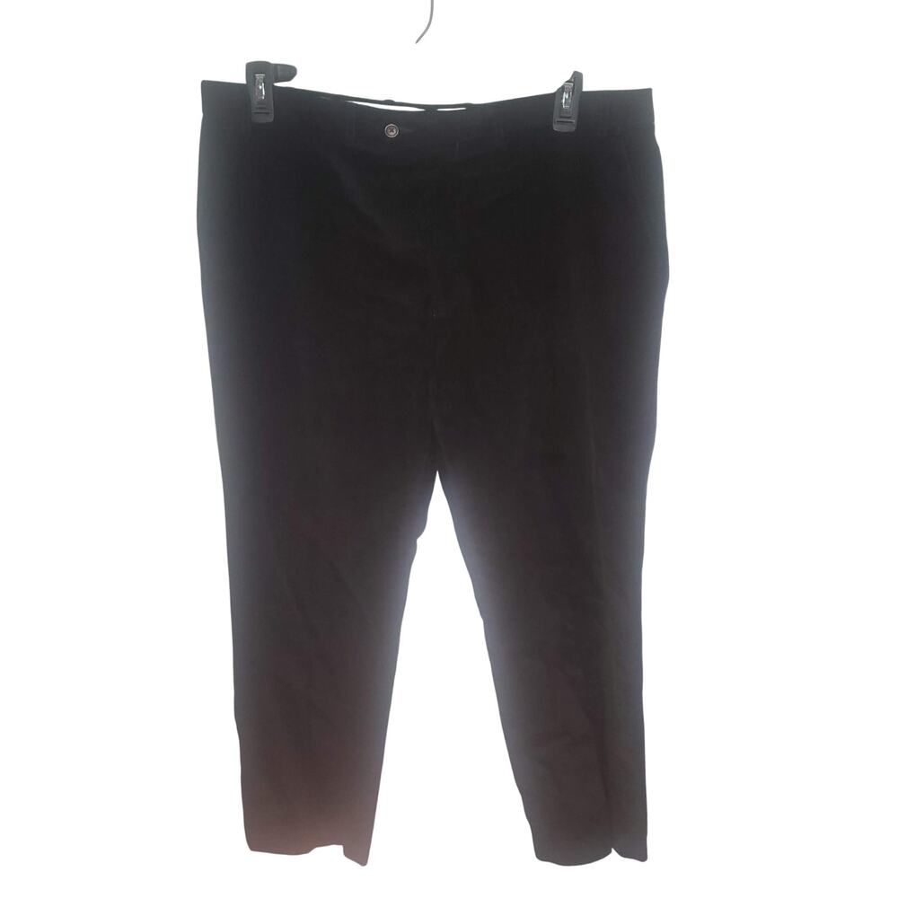 Lauren Ralph Lauren Men's Black Corduroy Pants 38x30 100% Cotton Classic Preppy